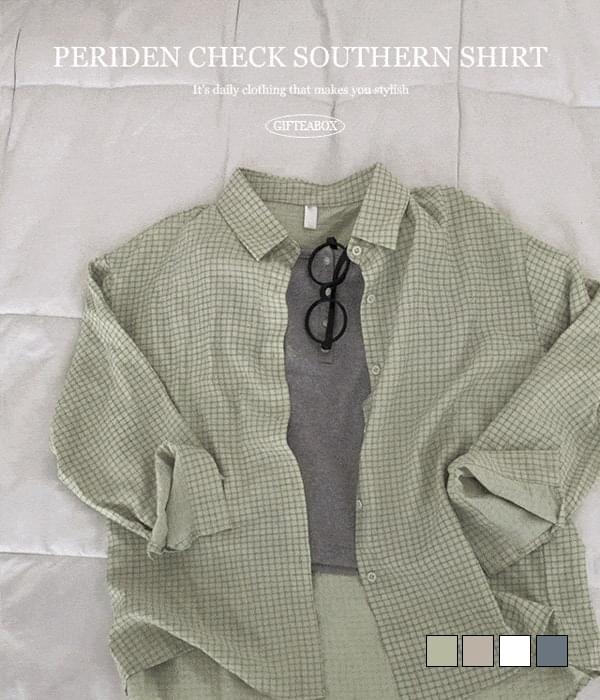 Periden Vintage Check Shirt Shirt