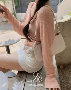 Made) Bymi Yeriyuneck Ribbed Cardigan