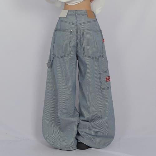Stripes Balloon Denim DE012
