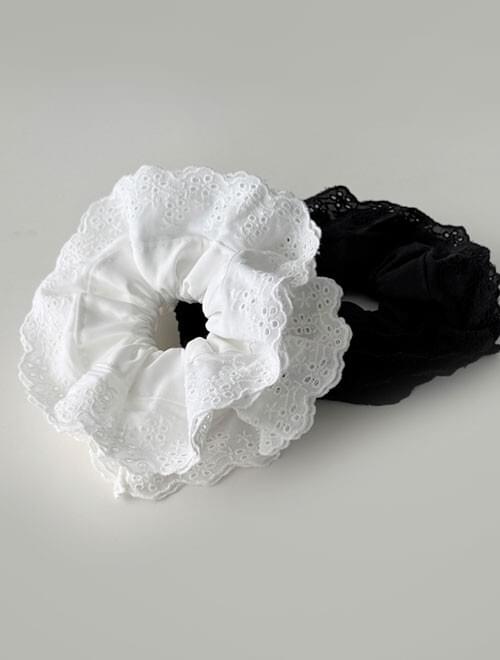 lace scrunchies -2color