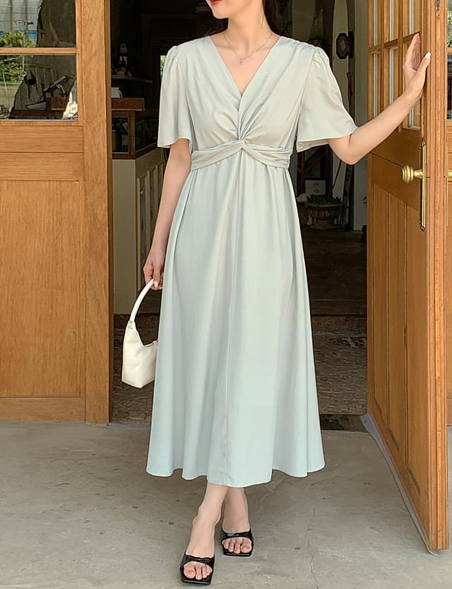 Tileen twisted long Dress 76135 (Ships Today)