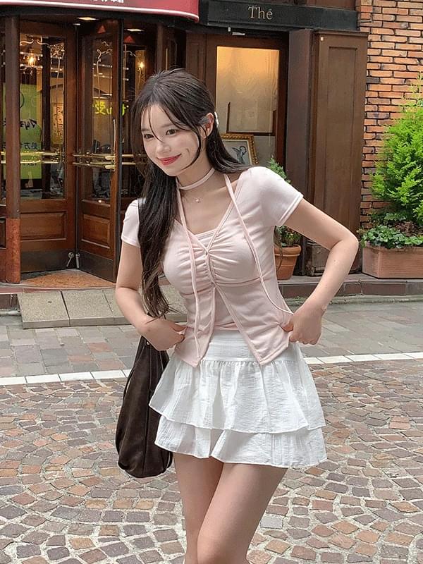 Brin Linen Cancan Skirt