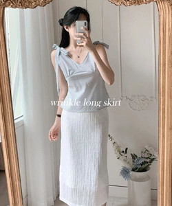 Mayni pleated long skirt